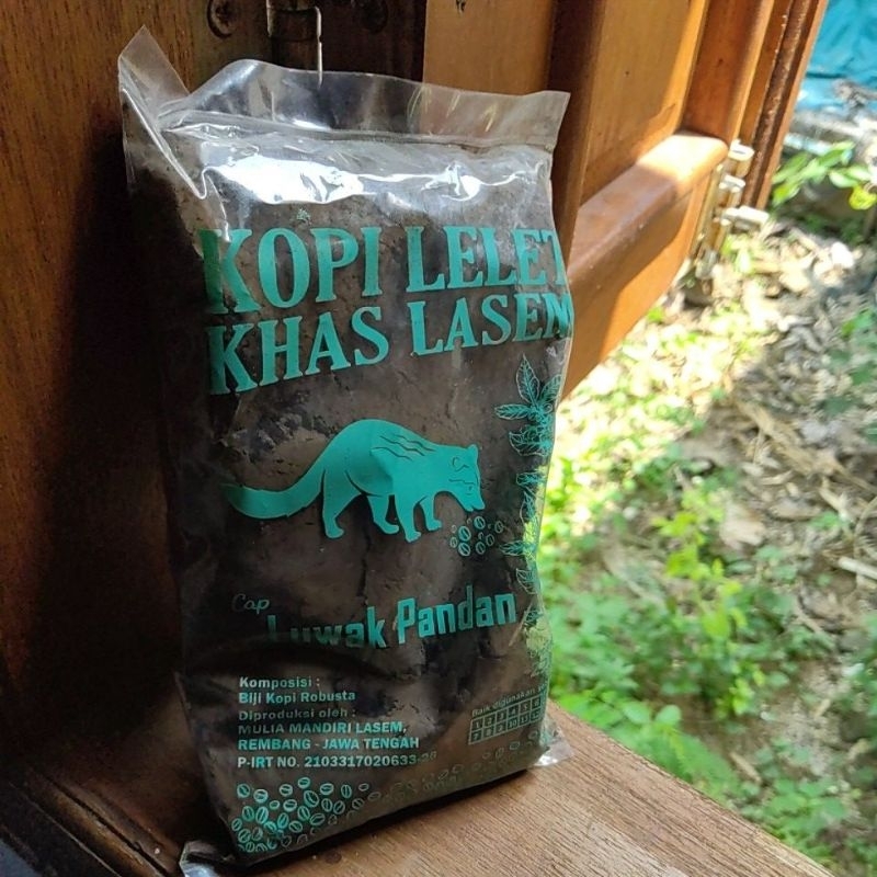 

Kopi Lelet cap Luwak Pandan