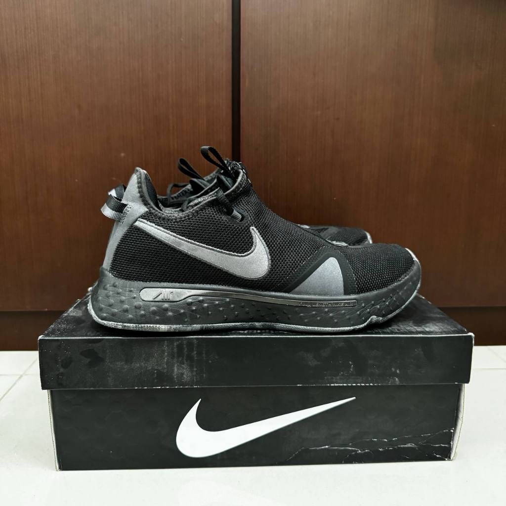 Paul George 4 Triple Black 100% Authentic / PG 4 Hitam / Sepatu Basket