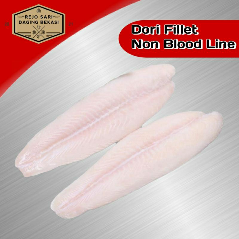 

Ikan Dori Fillet (Non Blood Line) Dory Fish Fillet 1 Kg isi 4