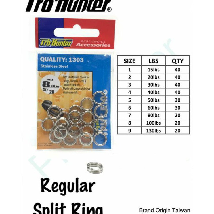 ys split ring pro hunter no 11