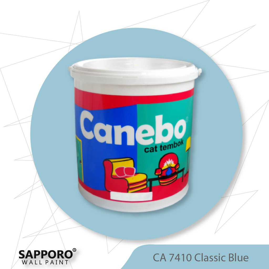 Cat Tembok Canebo Classical Blue 5KG Cat Tembok Terbaik Termurah