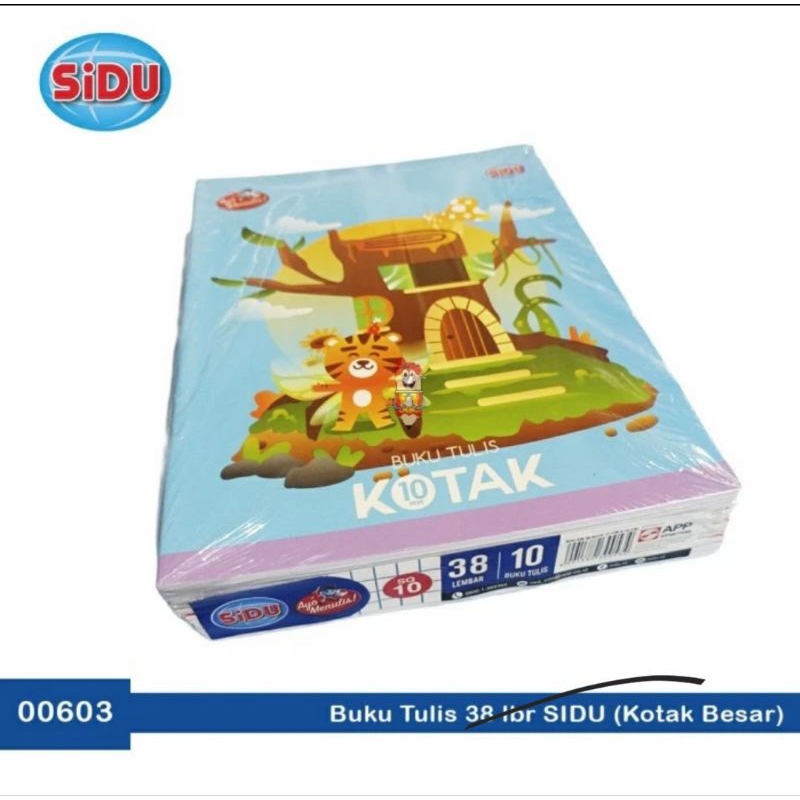 

buku tulis SIDU kotak SQ10 / kotak besar