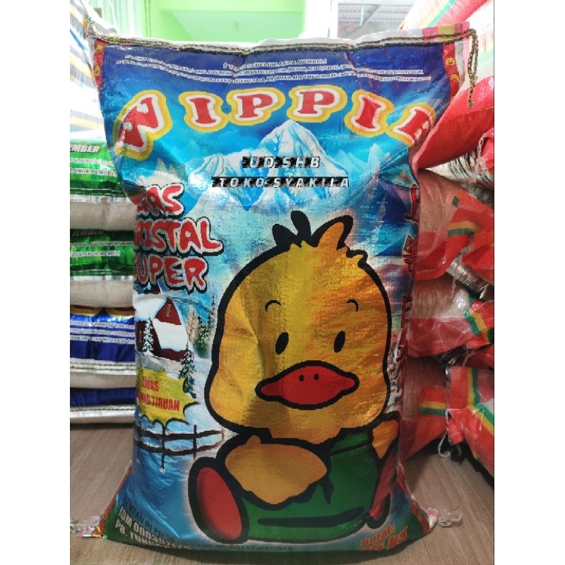 

Beras Wippie 25 kg beras premium kristal ( KHUSUS KARGO)