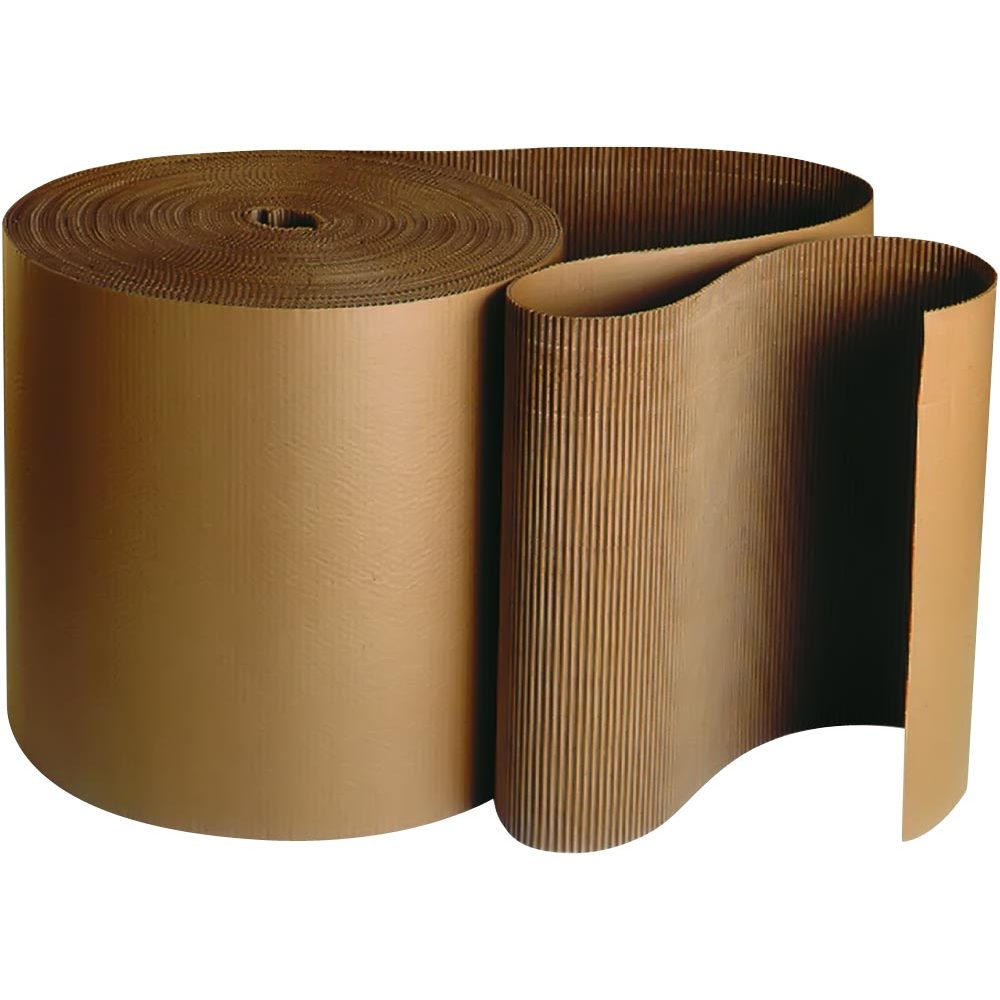 

Kardus Lembaran Gulungan Corrugated Karton Single Face Roll 60 Cm 2KG 1KG Kardus Packing