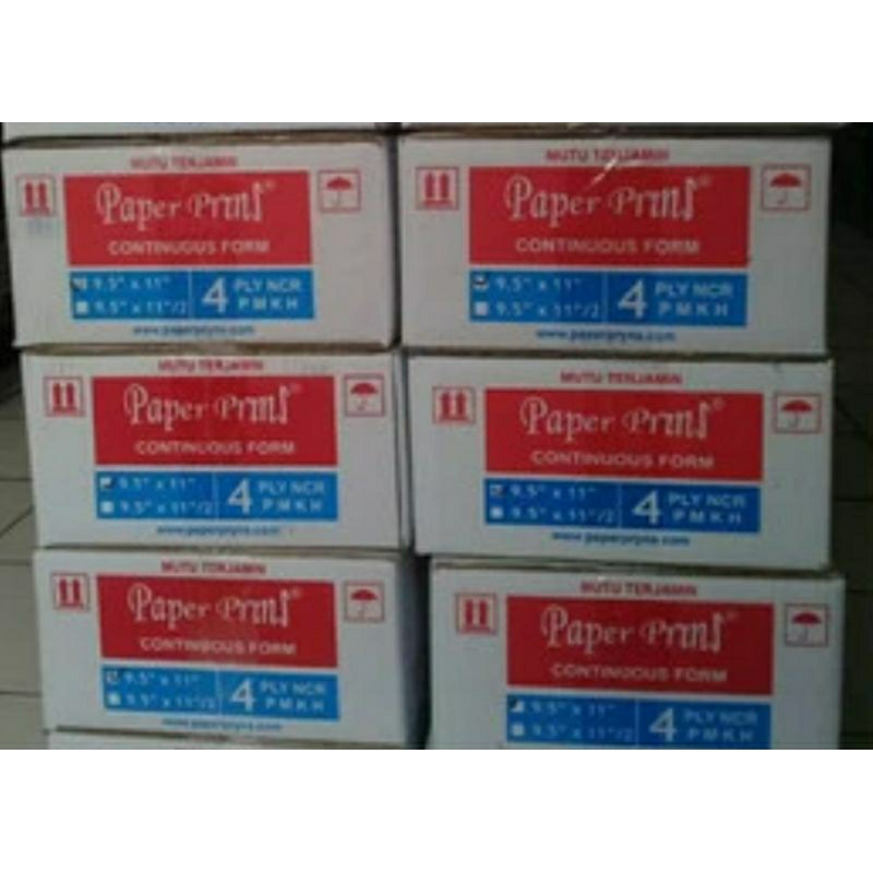 

Continuous Form 4 ply 9,5"x11/2