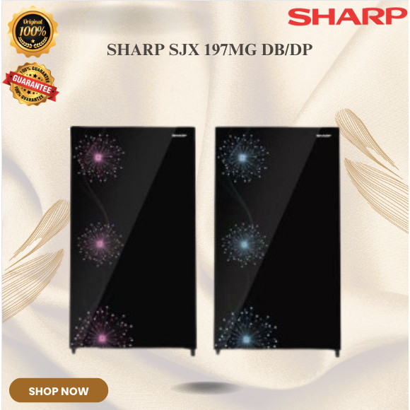 SHARP KULKAS 1 PINTU SJX 197MG DB/DP/SJX 197 MG DB/DP/SJX197MG DB/DP/KULKAS 1 PINTU BERGARANSI RESMI