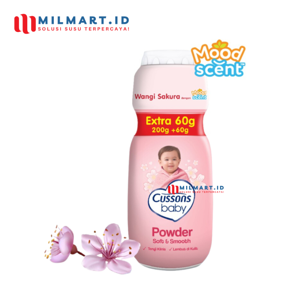 CUSSONS BABY POWDER SOFT & SMOOTH 260 G BEDAK CUSSON ANAK 200+60 G
