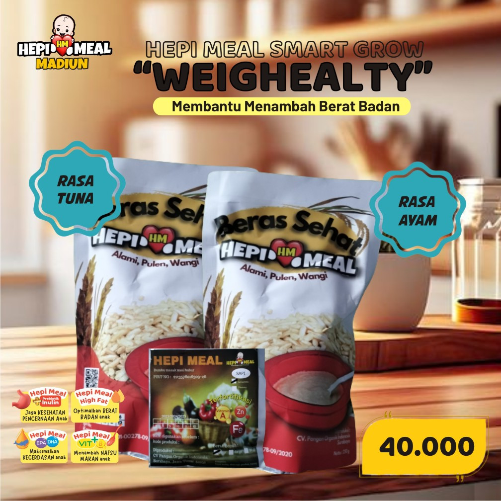 Bubur Tim bayi MPASI 6 Bulan Hepi Meal WEIGHEALTY