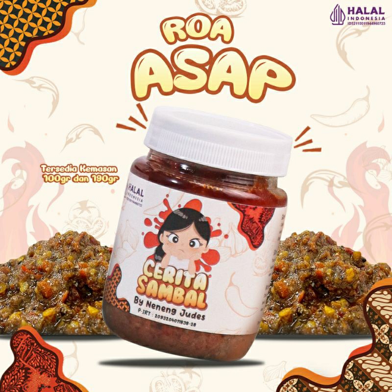 

Sambal Roa Asap | CERITA SAMBAL BY NENENG JUDES