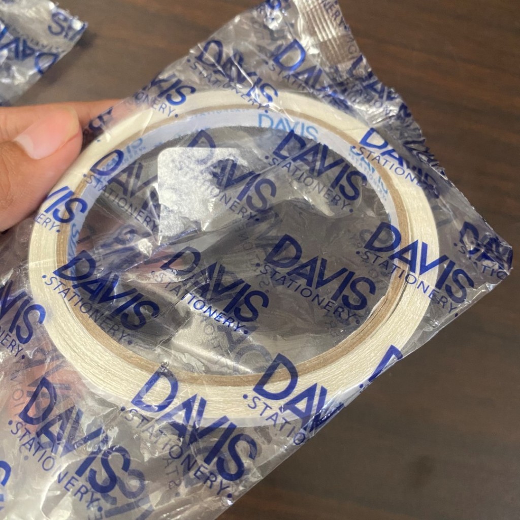 

Double Tape DAVIS 1/4 inch 0.25 Perekat Kertas Kualitas Bagus Murah Alat Tulis Kantor Perlengkapan Bahan Packing Isolasi Kerajinan Art Kesenian Hiasan Prakarya Dekorasi Aksesoris Craft Grosir Prakarya Malang