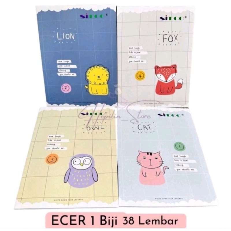 

buku 38 lembar sieco 1pcs