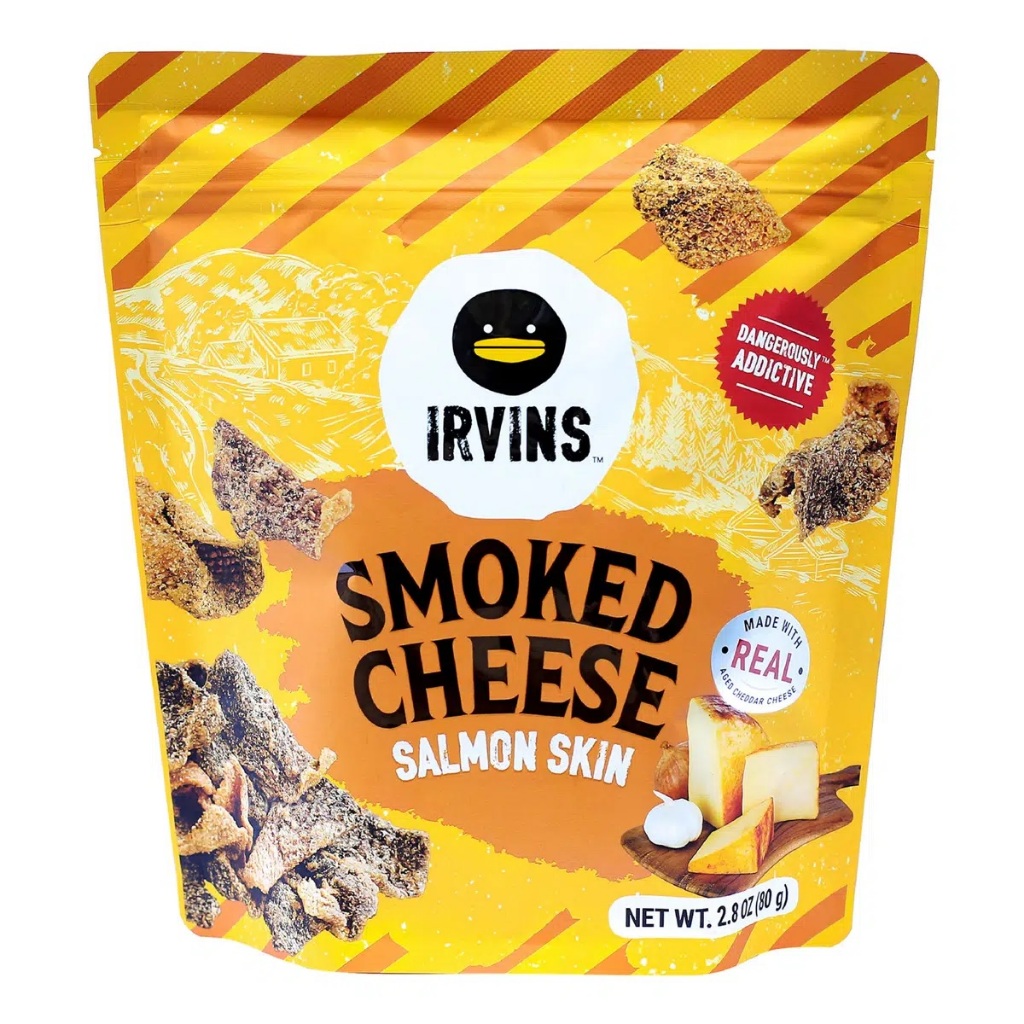 

Irvins Smoked Cheese Salmon Skin 80g