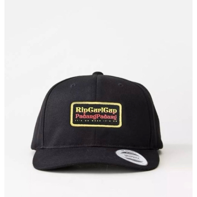 RIPCURL topi snapback hitam padang padang dewasa NEW ORIGINAL 100%