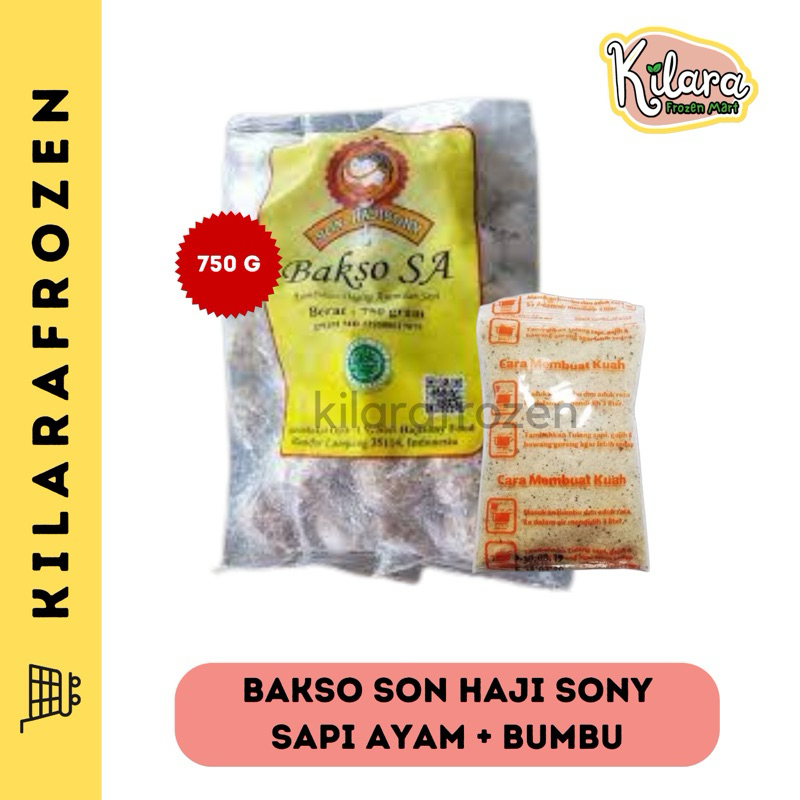 

Bakso Son Haji Sony Sapi Ayam Berat 750gr