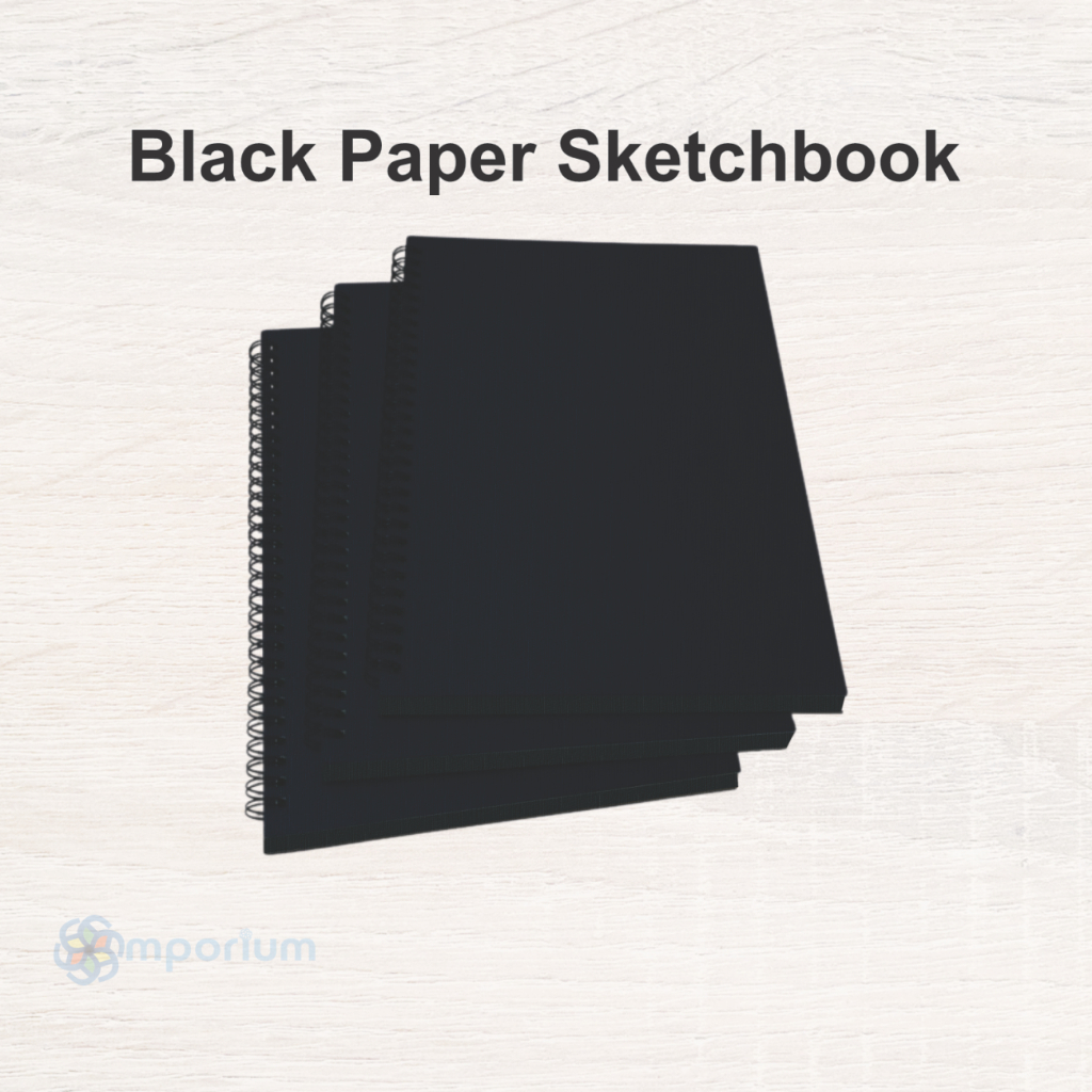 

Buku Gambar Black Paper Book A5 / Sketchbook Hitam