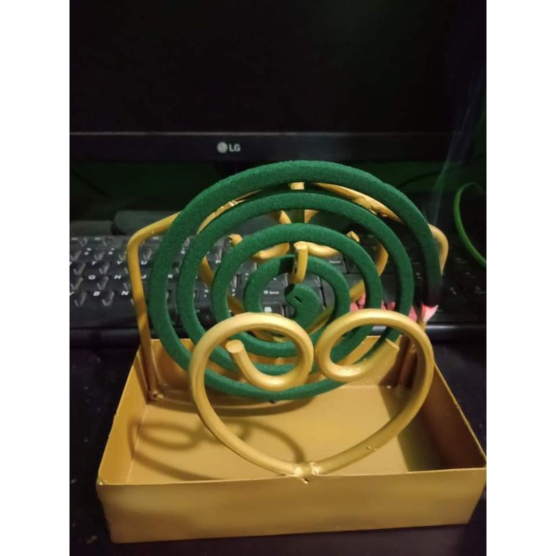 rak obat nyamuk/tatakan serangga/rak pengusir serangga/rak gantung besi tebal