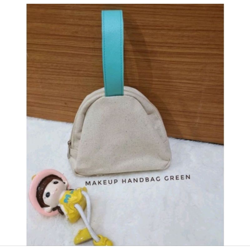 

Pouch jinjing lucu kanvas tali kulit/Pouch goodiebag souvenir kanvas