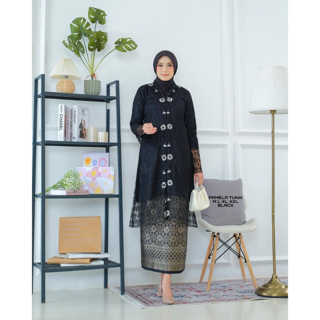 TUNIK WANITA TERBARU | TUNIK KONDANGAN ELEGAN | SET TUNIK BAWAHAN SONGKET