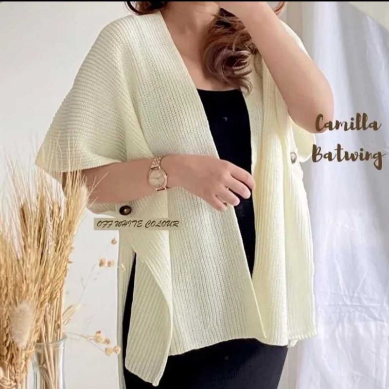 CAMILA BATWING OUTER oversize RAJUT 7gate tebal