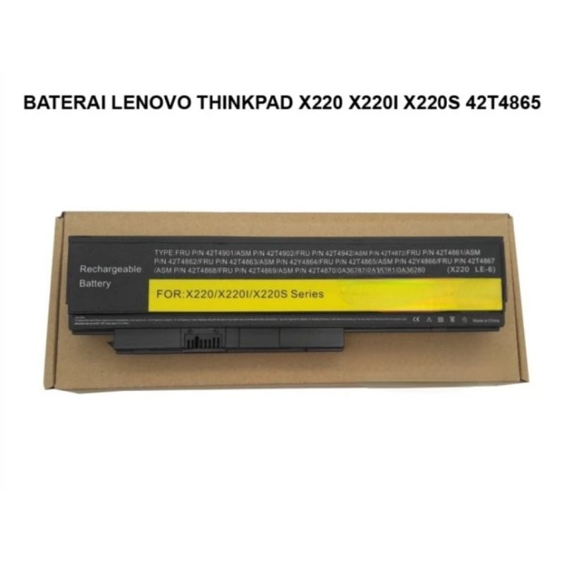 BATERAI LENOVO ThinkPad X220 X220i