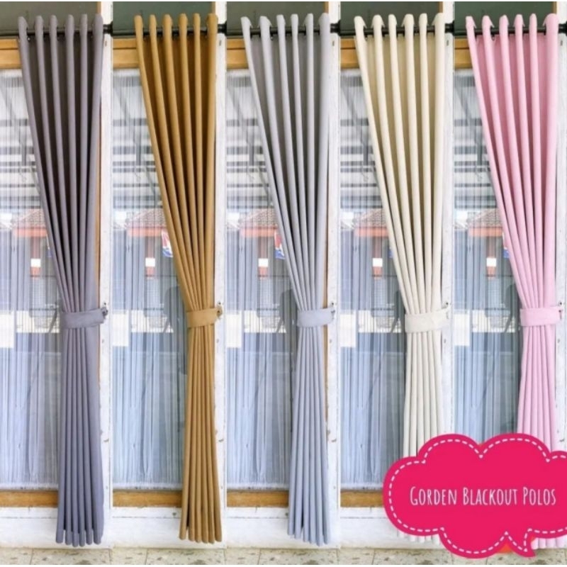 GORDEN IMPORT BLACKOUT POLOS GORDEN PINTU JENDELA MINIMALIS HORDENG EMBOS TEBAL