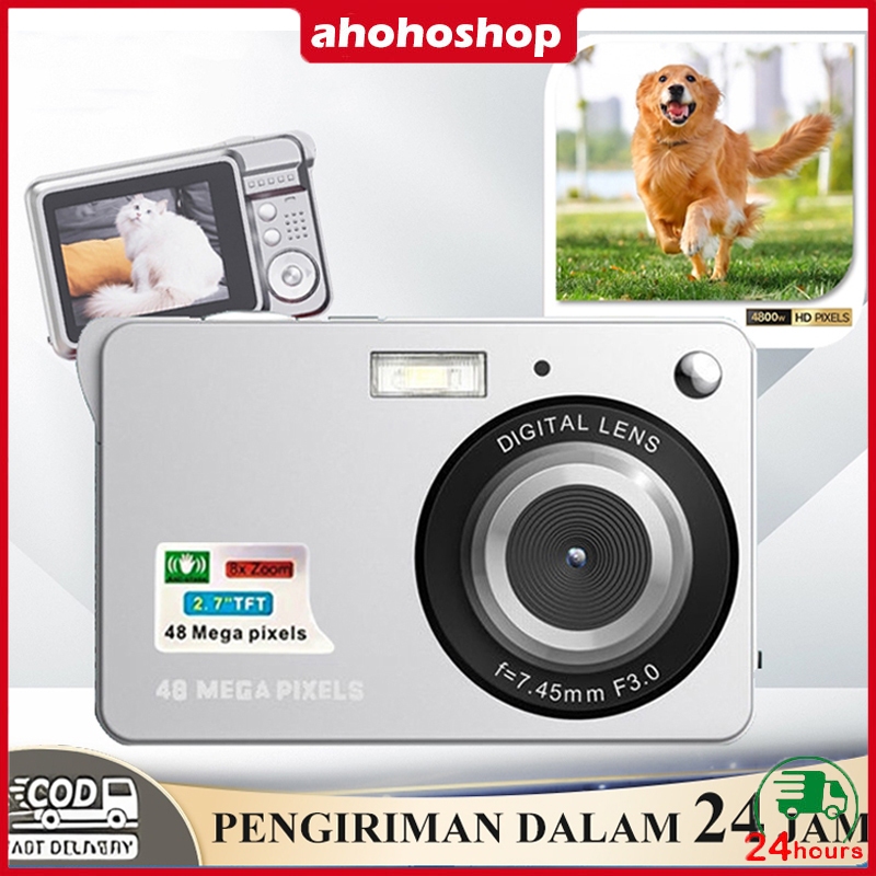【COD】Camera Digital Digicam Kamera Pocket 48MP 1080P Kamera Mini / Kamera Saku Model Retro HD Kamera digital pocket ORIGINAL