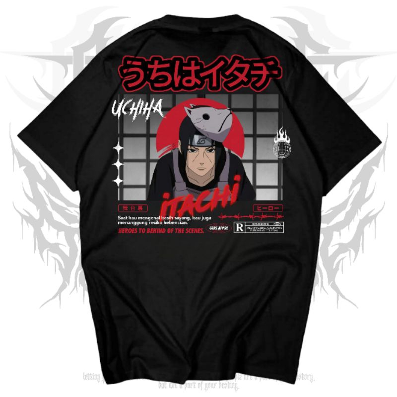 GZRS T-shirt Real Heroes - Itachi Uchiha