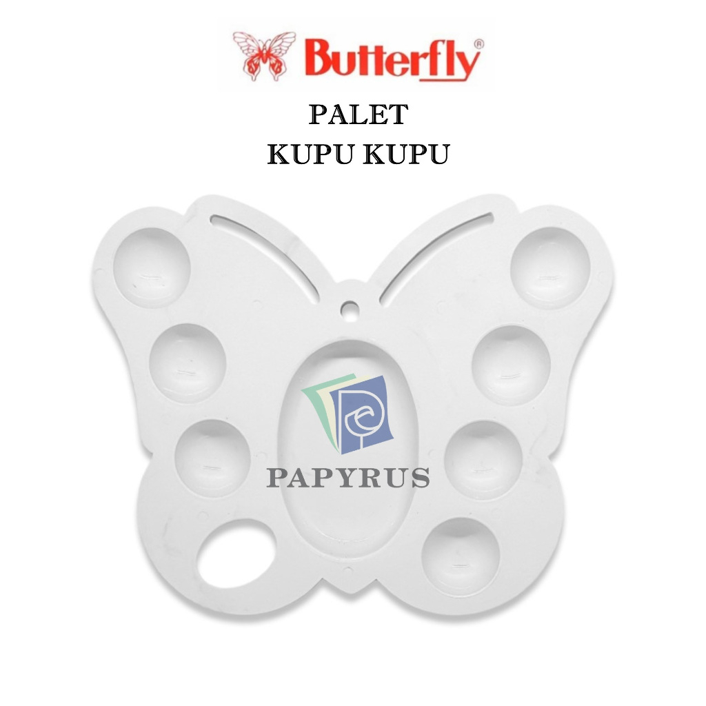 

PALET LUKIS / WADAH CAT LUKIS / TEMPAT CAT LUKIS / PAINT PALETTE / PALET BUTTERFLY KUPU KUPU