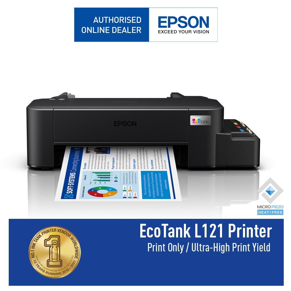 Printer Epson L121 Baru Print Only Garansi Resmi