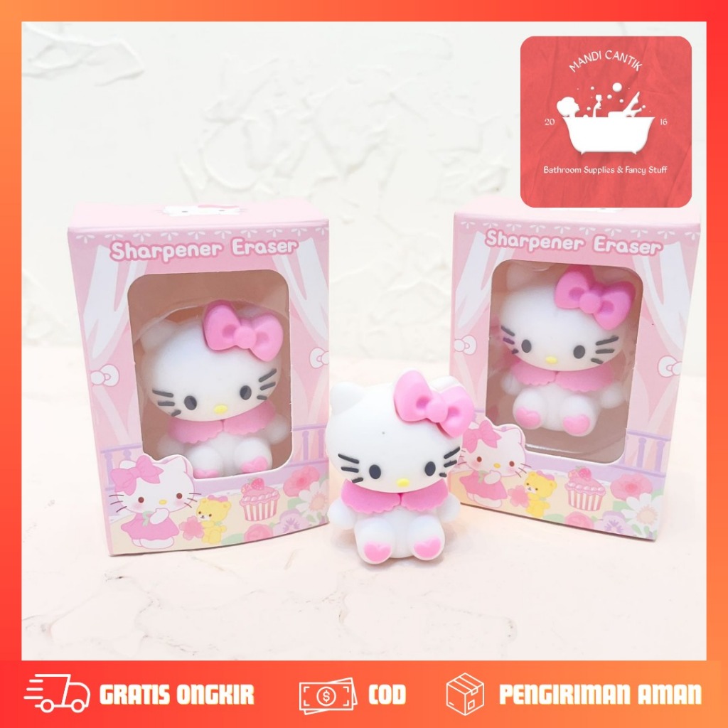 

PENGHAPUS DAN RAUTAN MINIATUR HELLO KITTY ER-1221 ERASER IMUT SOUVERNIR KADO UNIK TERMURAH WARNA WARNI LUCU