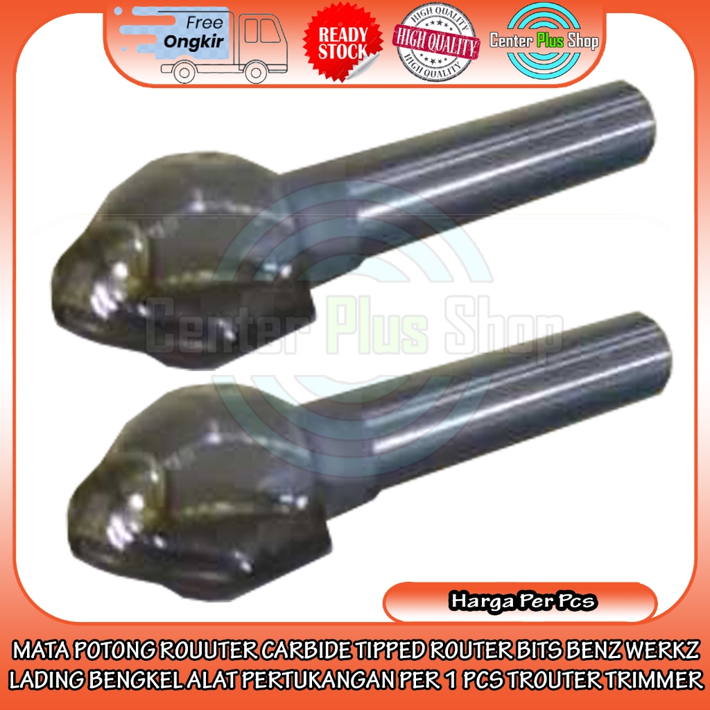 MATA POTONG ROUUTER CARBIDE TIPPED ROUTER BITS BENZ WERKZ PROFIL KAYU TEKUK ACP 201-021 12MM PERKAKA