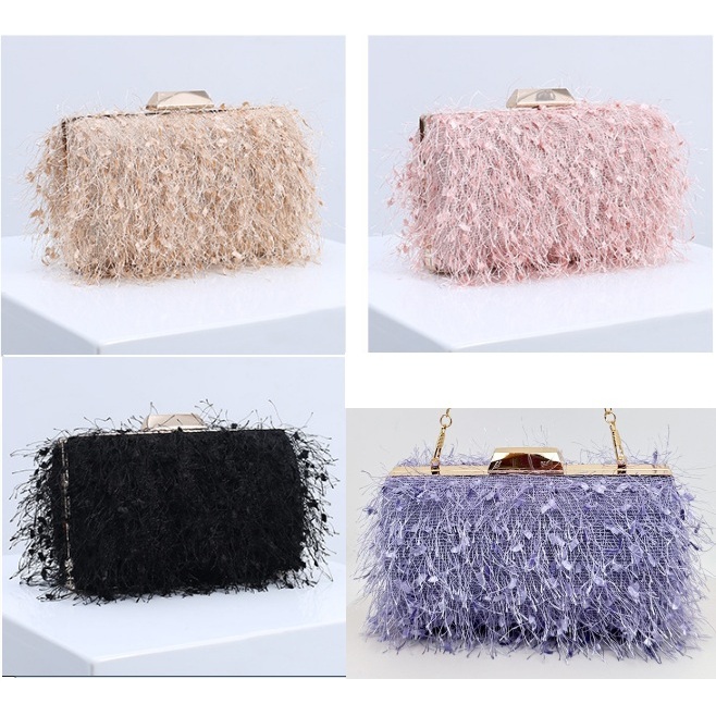 Clutch bag TAS BULUBULU tas pesta import