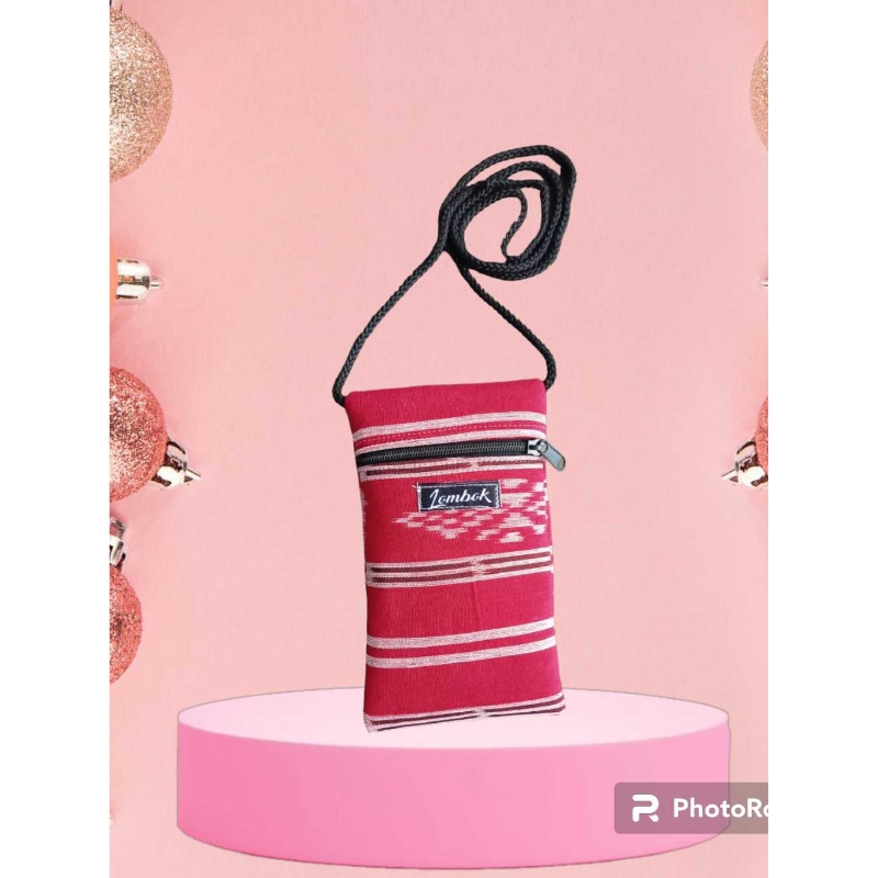 Souvenir Tas  HP Tenun Asli Lombok