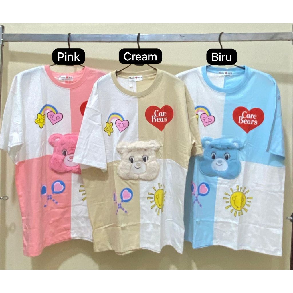 KAOS OVERSIZE CARE BEARS ORIGINAL BANGKOK