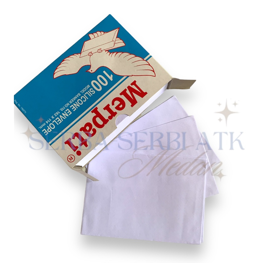 

AMPLOP MERPATI TANGGUNG NO.110 162 X 114 MM PER BOX ISI 100 LEMBAR