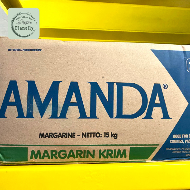 

250gr AMANDA krim margarin (Repack)