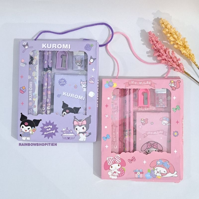 

Pensil Set / Alat Tulis Set 6in1 Sanrio (005)