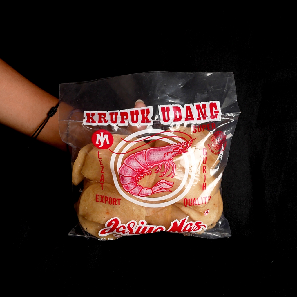 

TERENAK TERMURAH Kerupuk Udang jaring Mas Super Krupuk Udang Jaring Mas super 250 gram Kerupuk Lezat