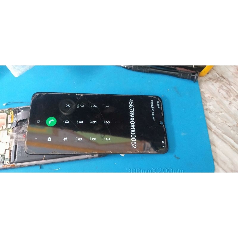 lcd samsung a10s copotan original tested