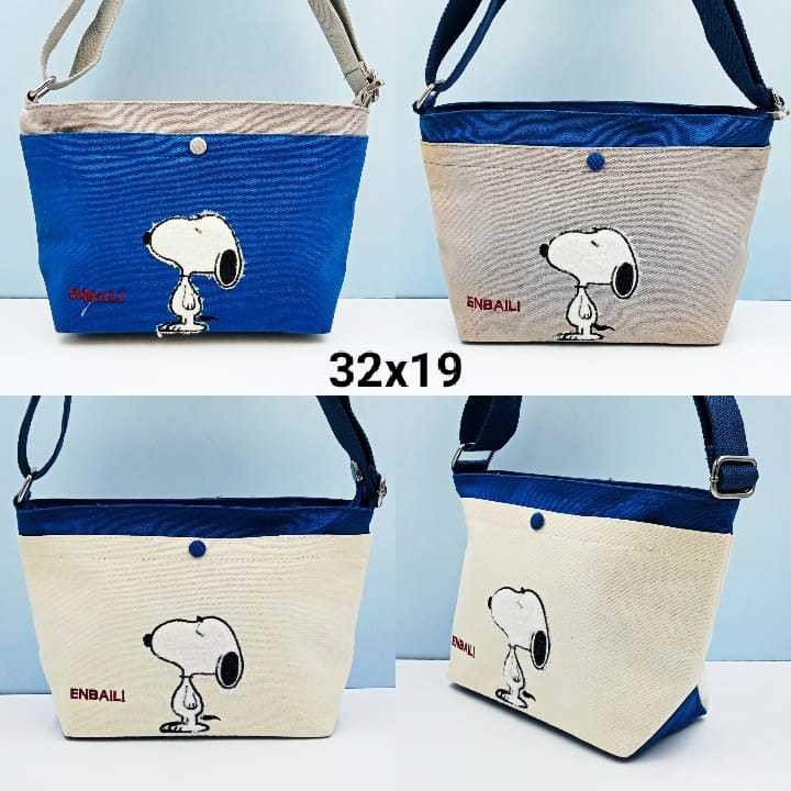 TAS SLEMPANG SNOOPY | TAS SNOOPY | TAS SLEMPANG SNOOPY ENBAILI