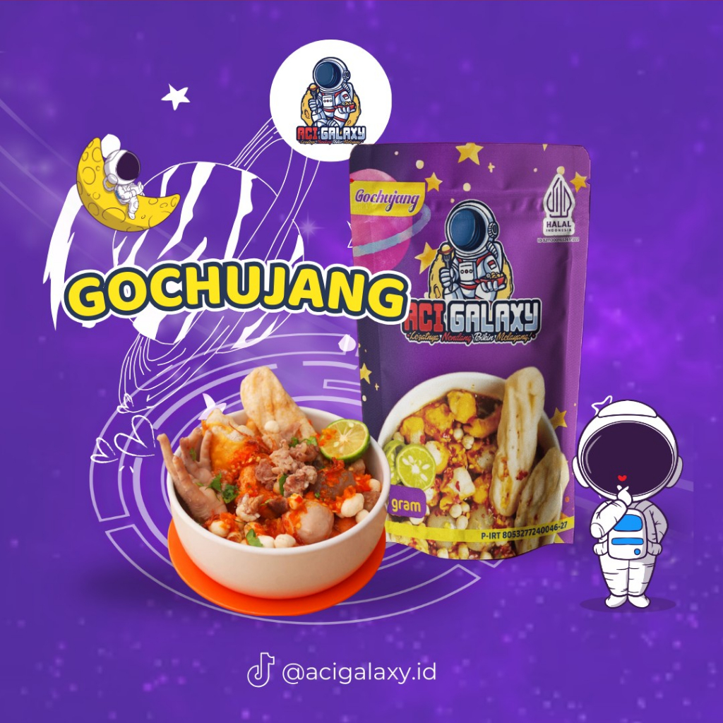 

Baso Aci Instan Bumbu Gochujang 100% Halal - Aci galaxy
