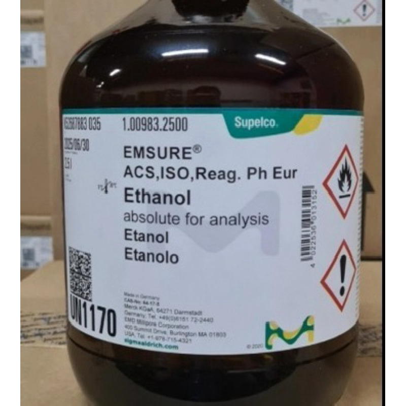 Ethanol 95% 2,5 L Merck