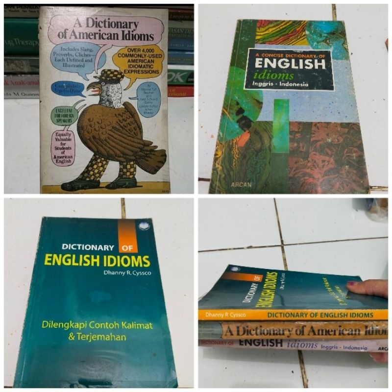 ORIGINAL A DICTIONARY OF AMERICAN IDIOMS / A CONCISE DICTIONARY OF ENGLISH IDIOMS/  DICTIONARY ENGLI