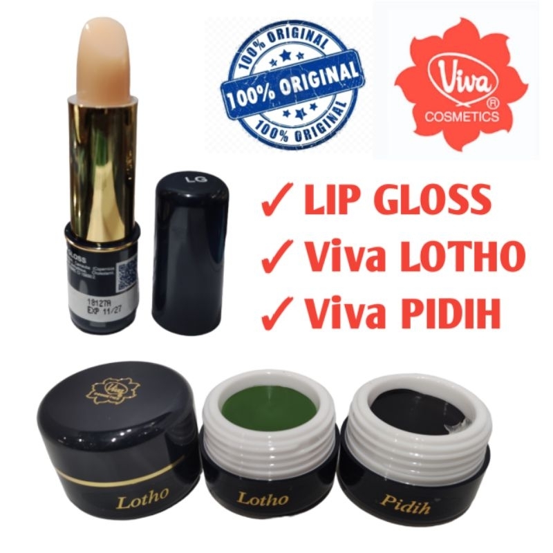 VIVA LIPGLOSS/ VIVA LOTHO/ VIVA PIDIH/ CAT WAJAH DAN BADAN LOTHO & PIDIH/ VIVA FACE PAINTING/ VIVA B