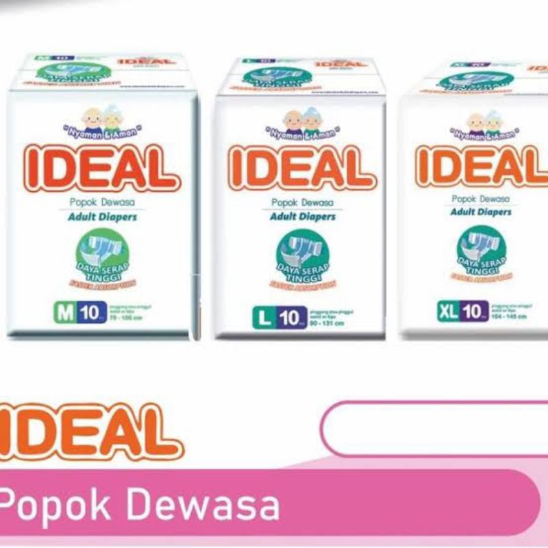 IDEAL Pampers dewasa perekat popok dewasa