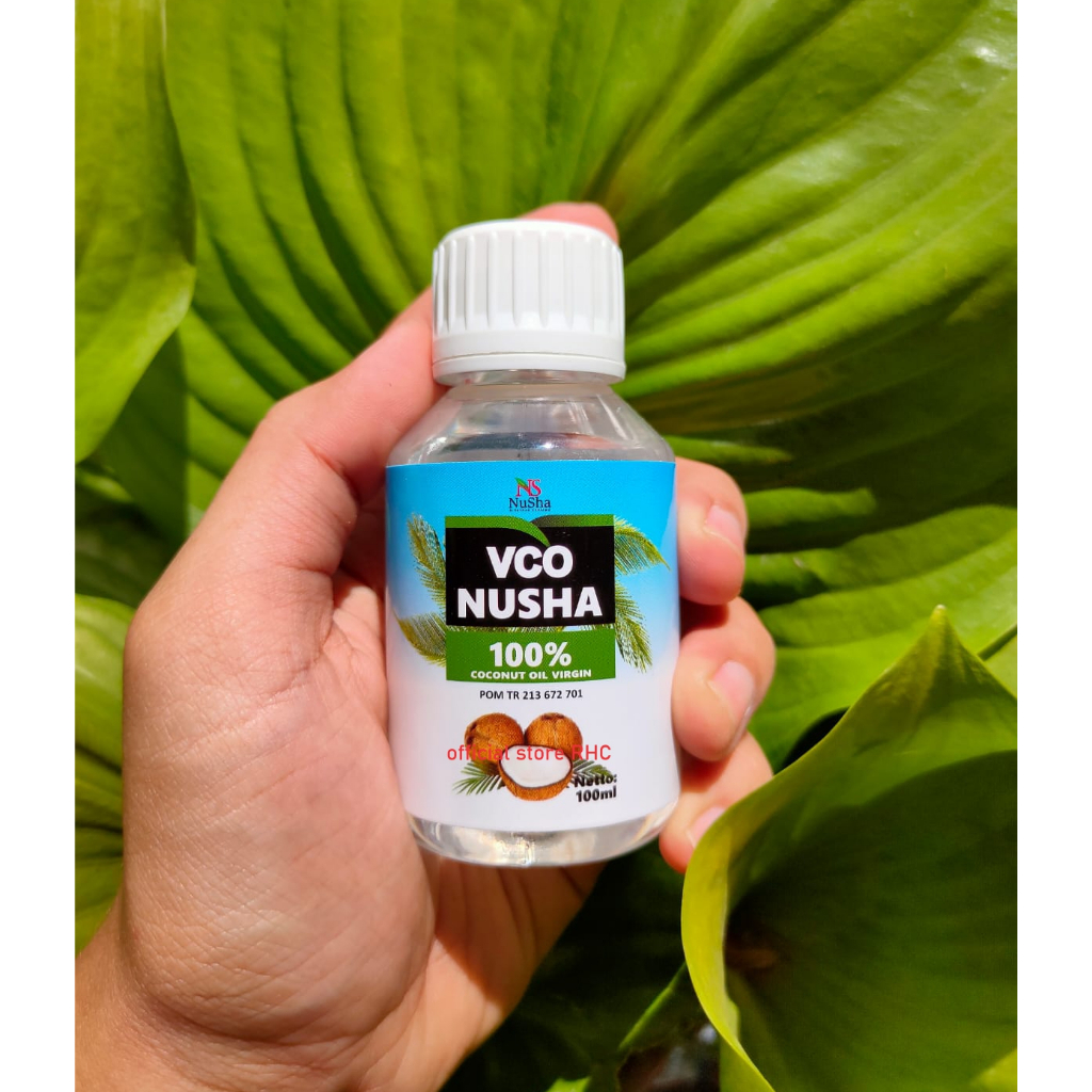 

Minyak Kelapa VCO NUSHA (1 botol isi 100 ml) BPOM Virgin Coconut Oil Murni100%