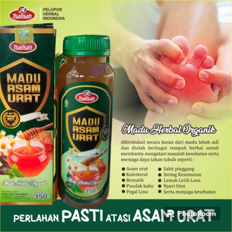 

Tsalisah Madu Asam Urat 350 gram / Madu Asam Urat
