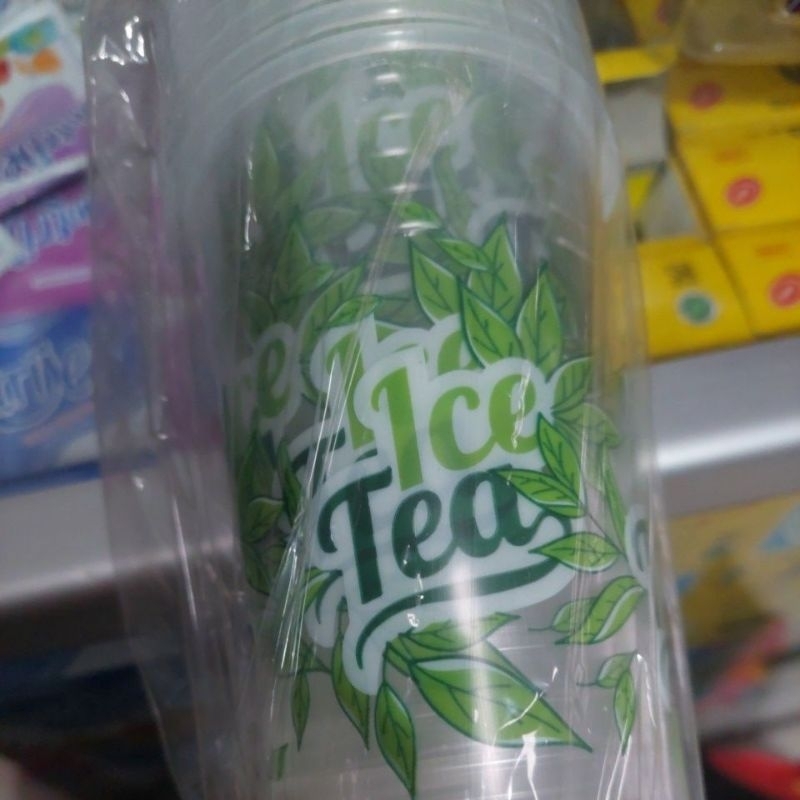 Cup Starindo 220z motif ice tea