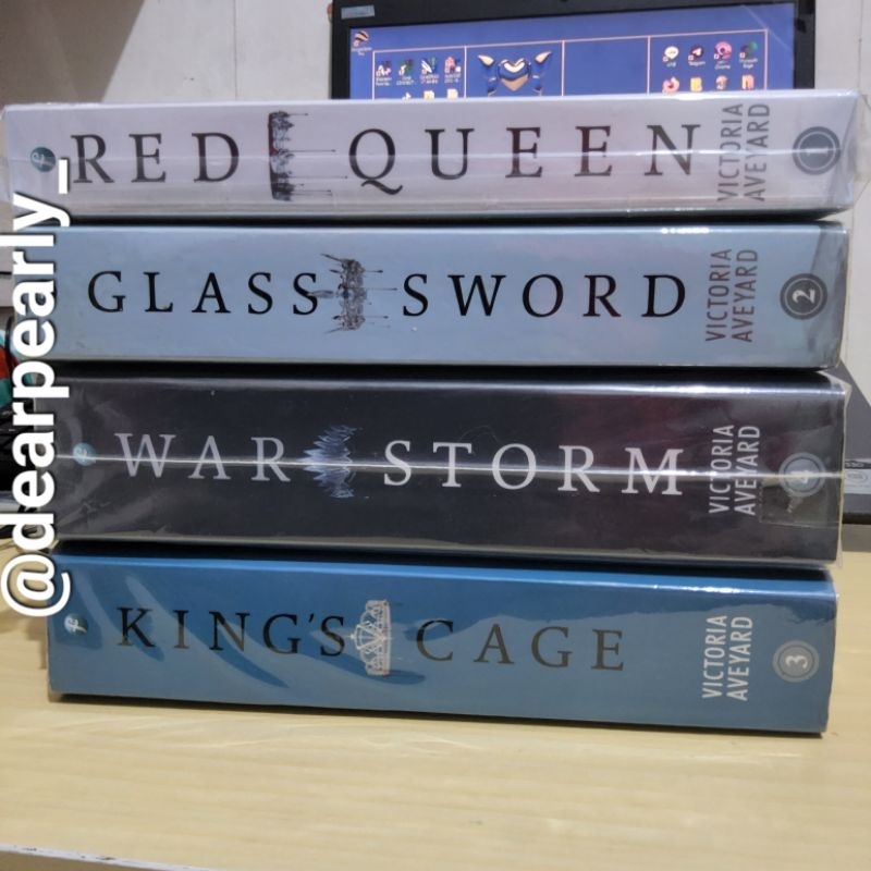 buku novel series terjemahan indonesia red queen series preloved by victoria aveyard
