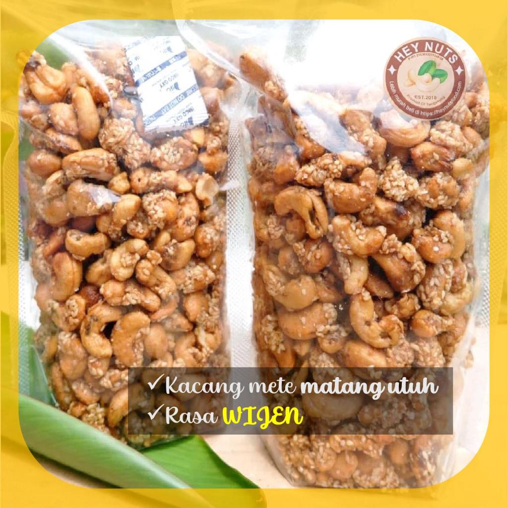 

Cemilan Kacang Mede Goreng Mete Matang Mente Mateng 500 gram